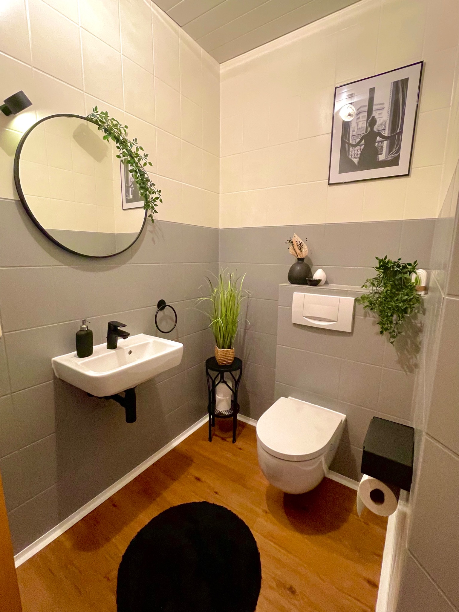 Gäste-WC in Trier nach der eigenen Renovierung